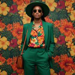 Floral Fashion Image Template